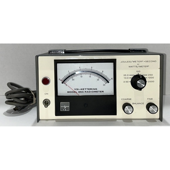 YSI Kettering Radiometer 65A Sensor Yellow Springs Instrument Powers On